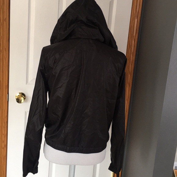 Jolt size Large black nylon jacket with hood - Picture 5 of 8